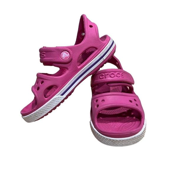 CROCS Other - Crocs sandals, pink, girls size 10